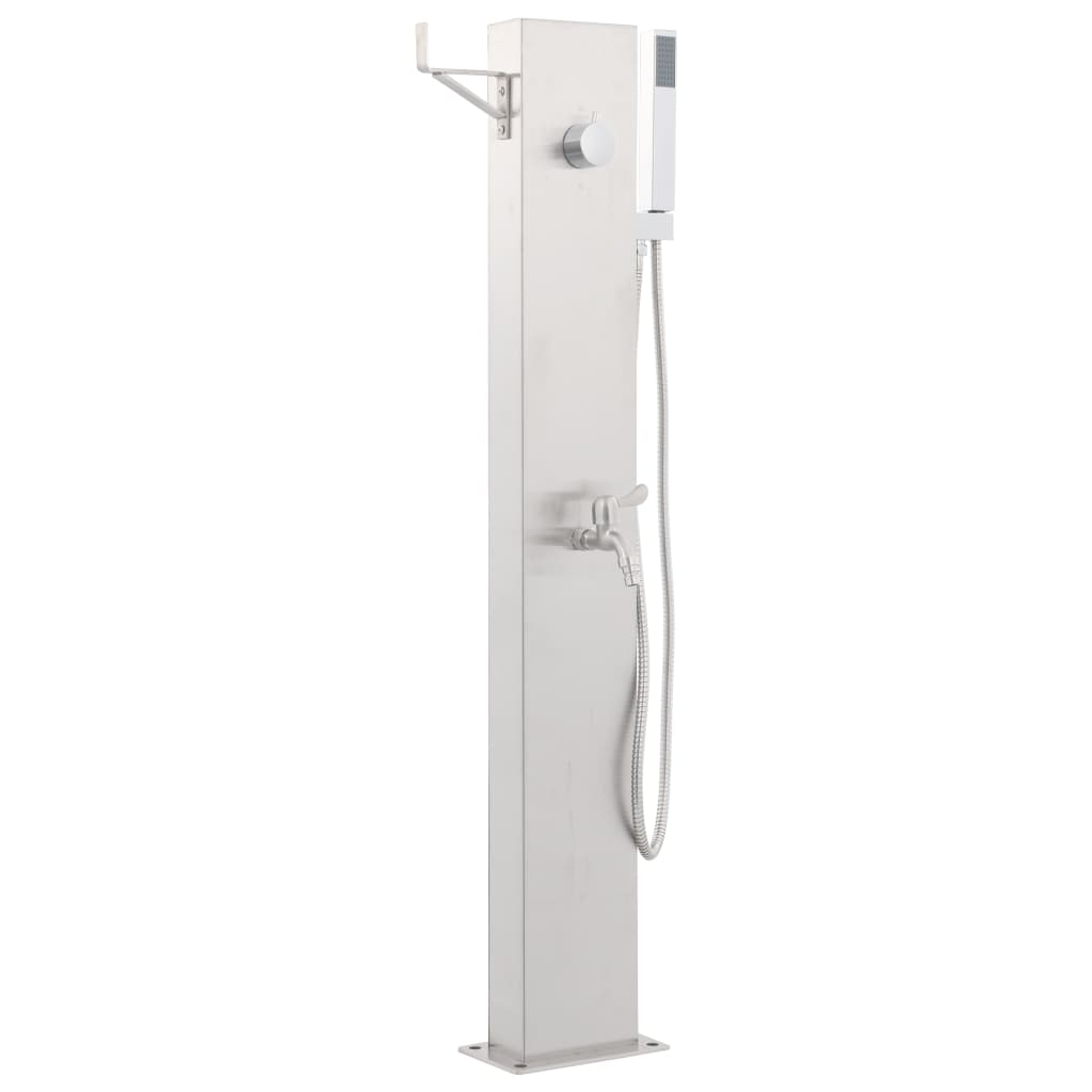 Hagesdusjkran 110 cm rustfritt stål