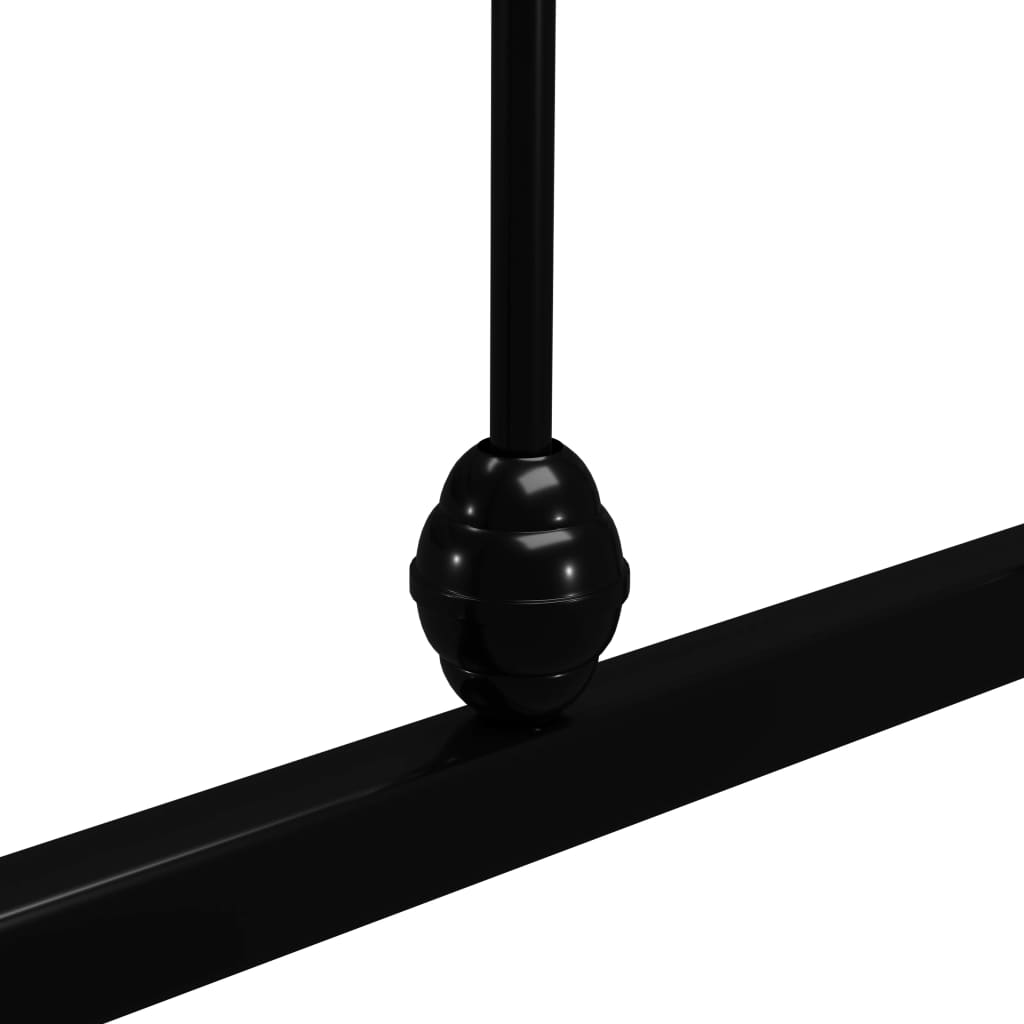 Sengeramme svart metall 160x200 cm