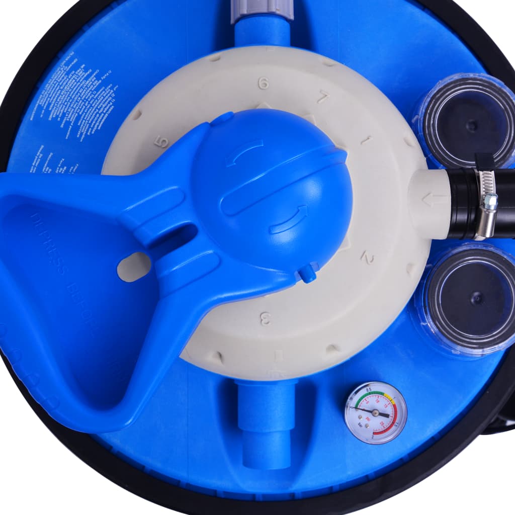 Sandfilterpumpe med timer 550 W 50 L
