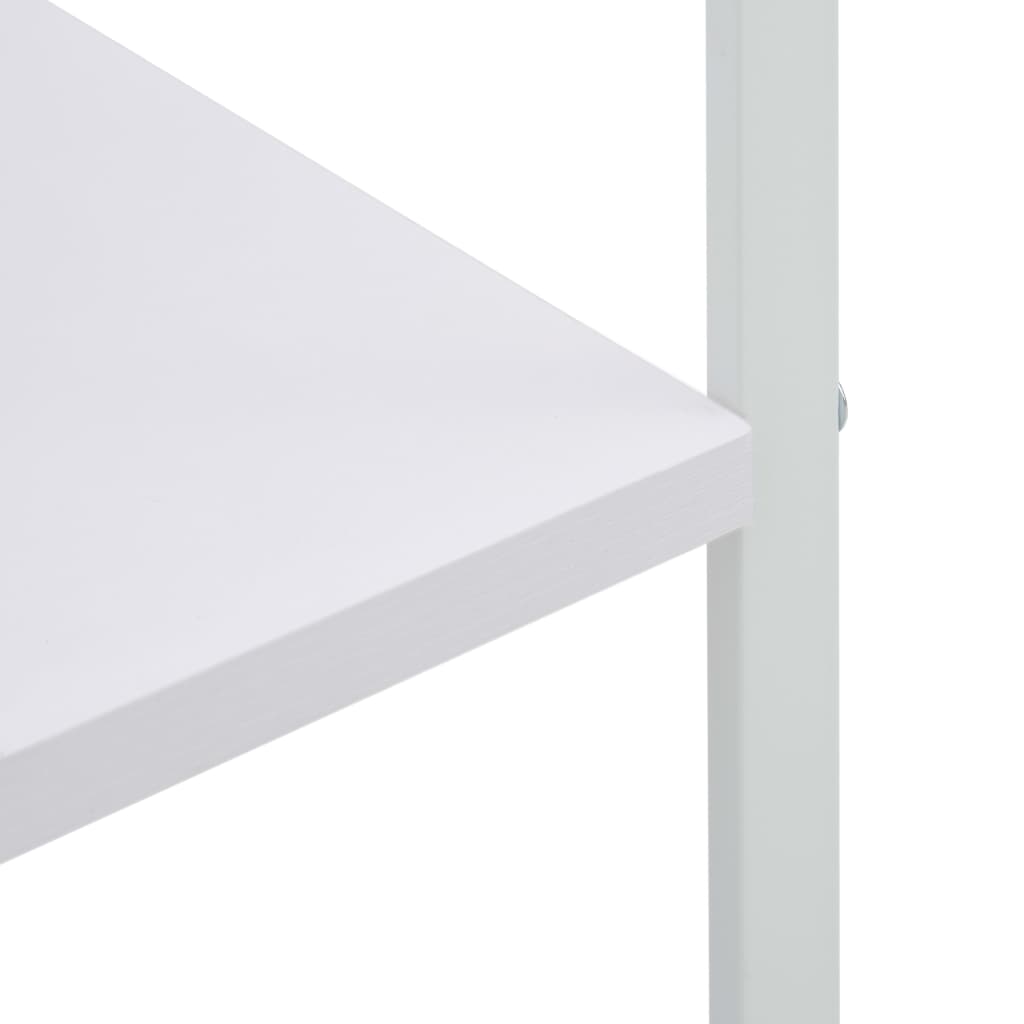 Hylle til mikrobølgeovn hvit 60x39,6x79,5 cm konstruert tre