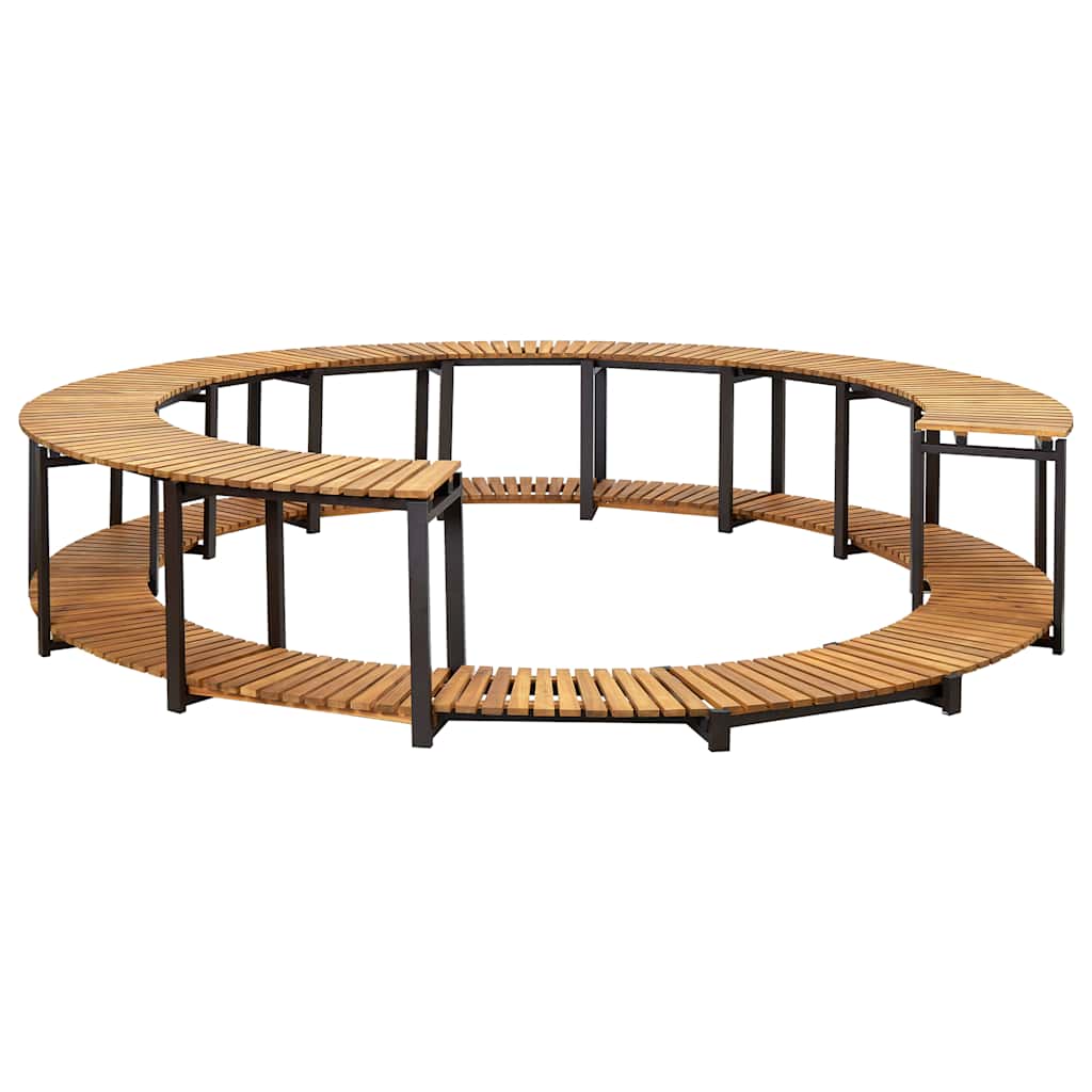 Bassengkant 273x53 cm heltre akasie