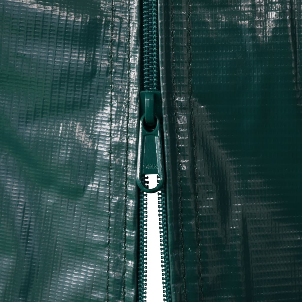 Garasjetelt PVC 1,6x2,4 m grønn