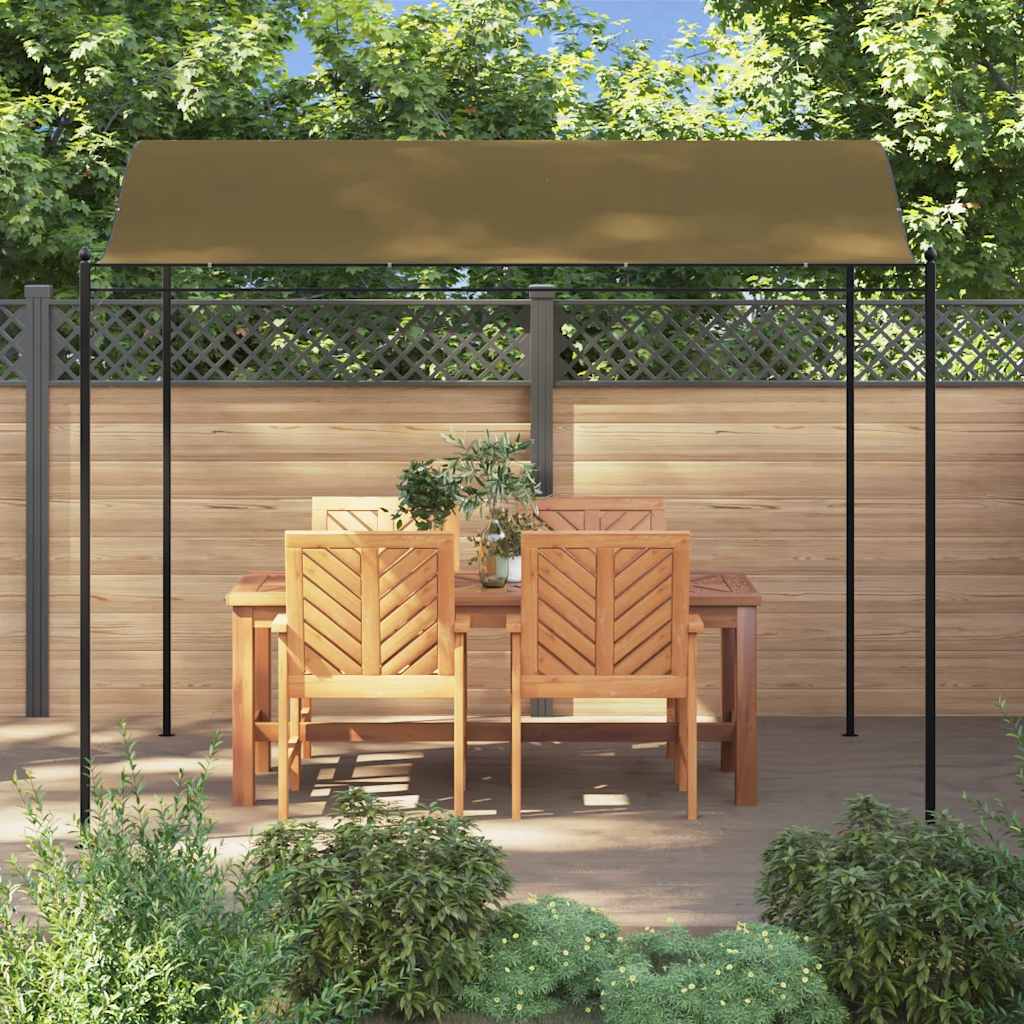 Hagemarkise 3x2,4 m gråbrun 180 g/m²