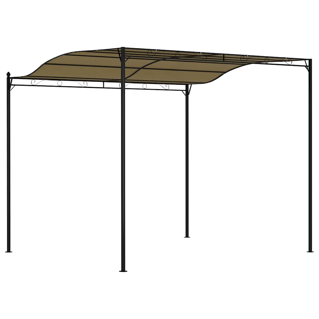 Hagemarkise 3x2,4 m gråbrun 180 g/m²