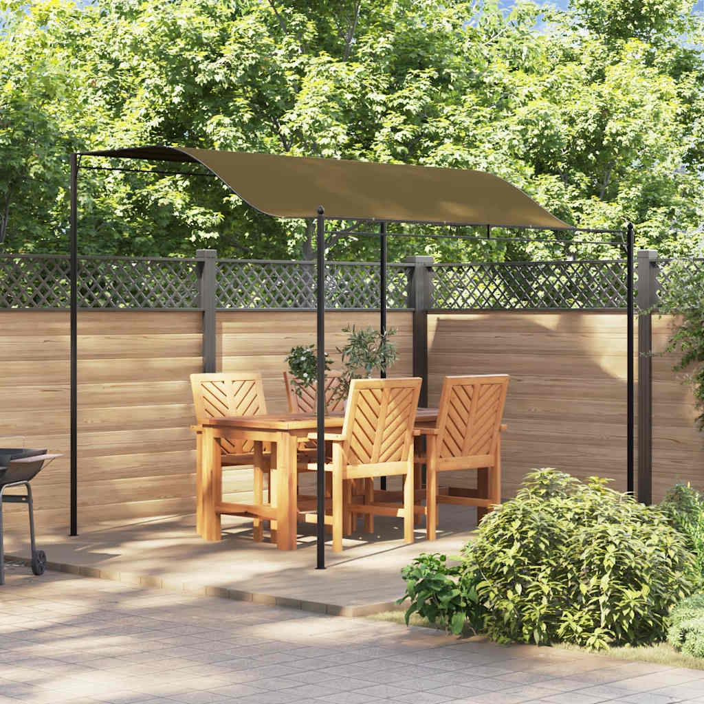 Hagemarkise 3x2,4 m gråbrun 180 g/m²