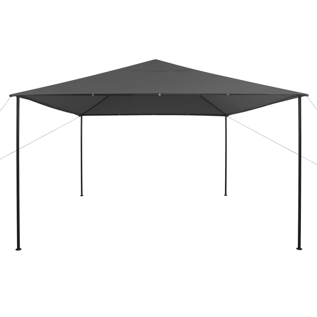 Paviljong 4x4x3 m antrasitt 180 g/m²