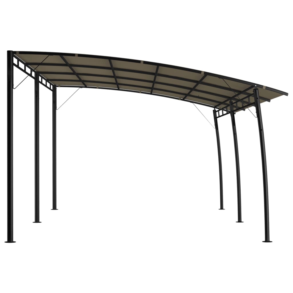 Hagemarkise 6x3x2,55 m gråbrun