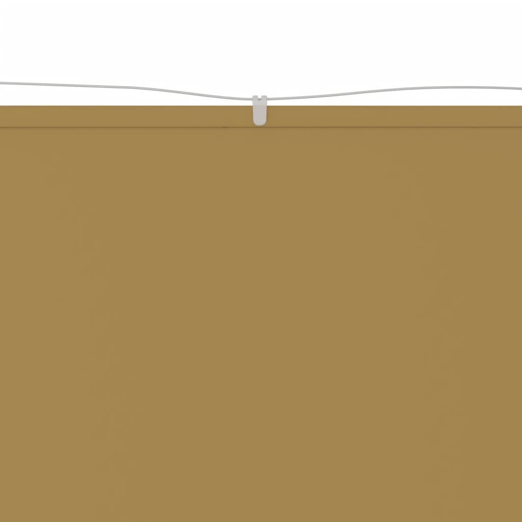 Vertikal Markise Beige 60X600 Cm Oxfordstoff