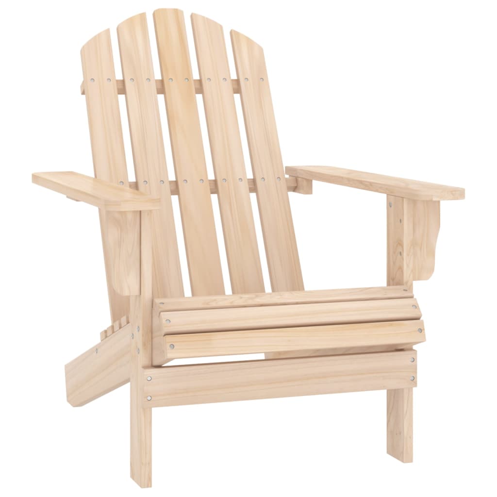 Adirondack hagestol med ottoman og bord heltre gran