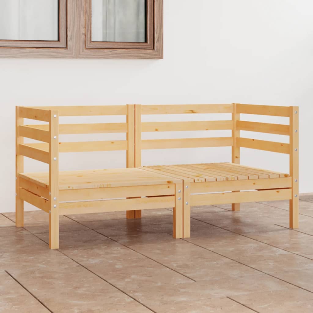 2-seters hagesofa heltre furu