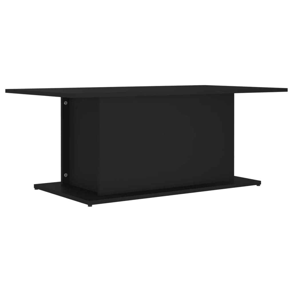 Salongbord svart 102x55,5x40 cm konstruert tre
