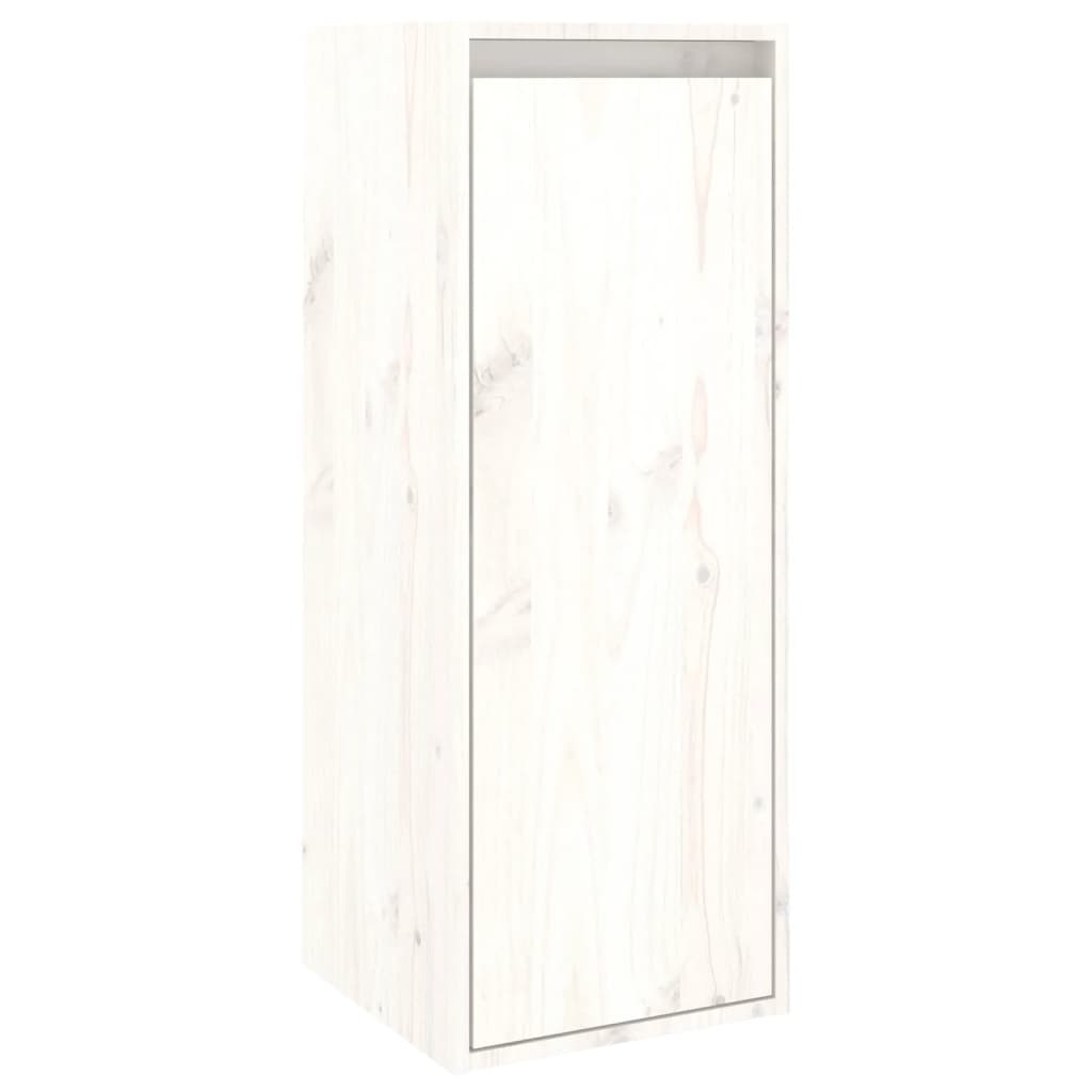 TV-benker 5 stk hvit heltre furu