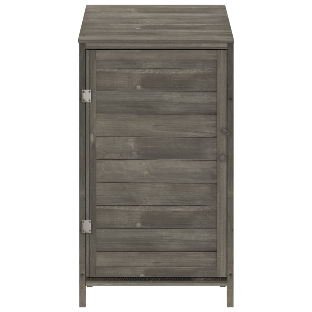 Hageskur antrasitt 55x52x112 cm heltre gran