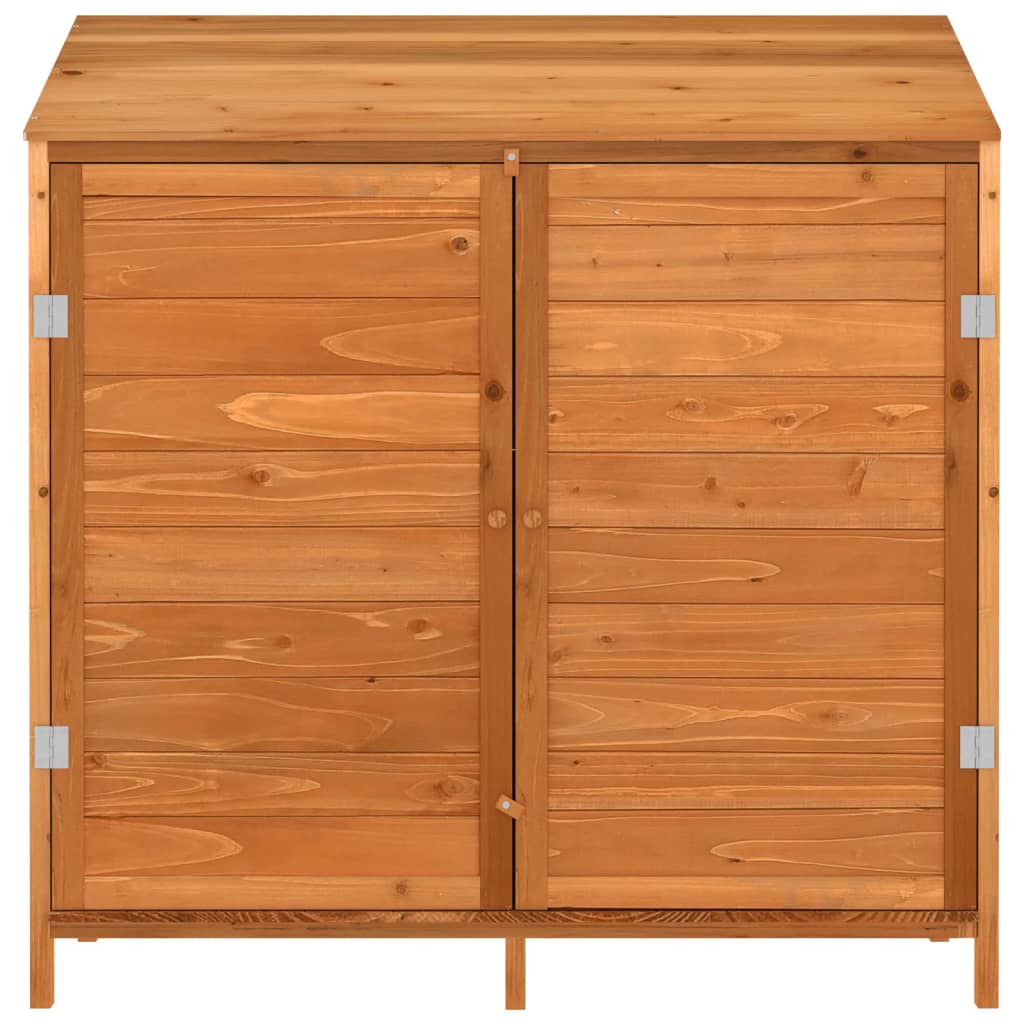 Hageskur brun 102x52x112 cm heltre gran