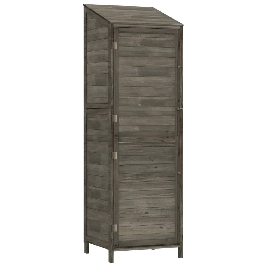Hageskur antrasitt 55x52x174,5 cm heltre gran