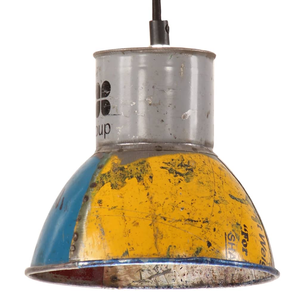Industriell Hengelampe 25 W Flerfarget Rund 17 Cm E27