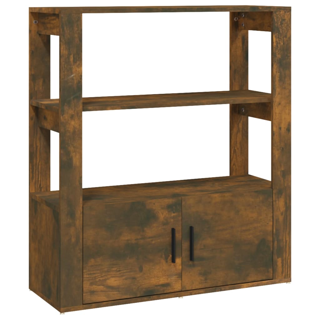 Skjenk Røkt Eik 80X30X90 Cm Konstruert Tre