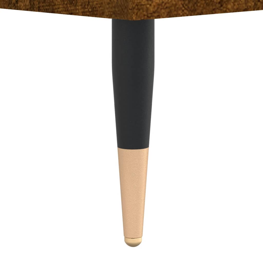 Highboard Røkt Eik 69,5X31X115 Cm Konstruert Tre
