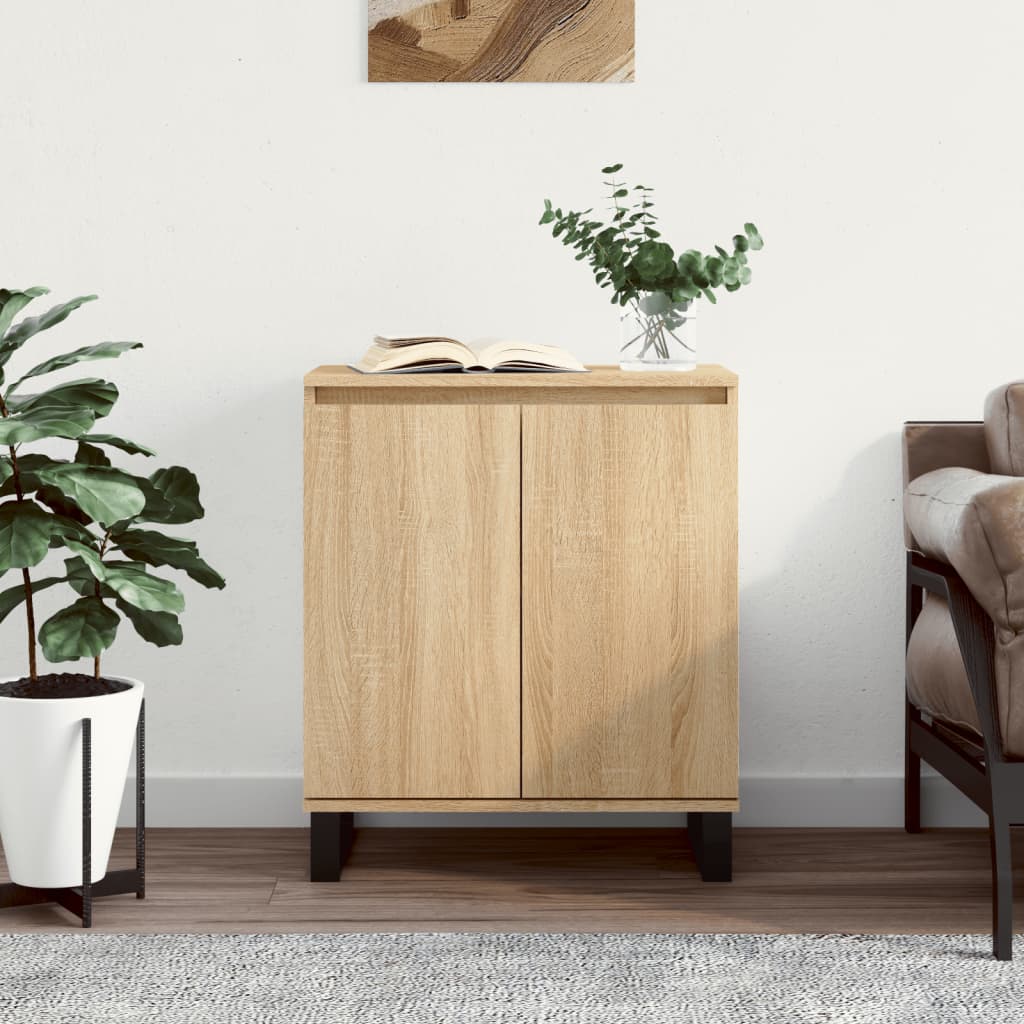 Skjenk Sonoma Eik 60X35X70 Cm Konstruert Tre