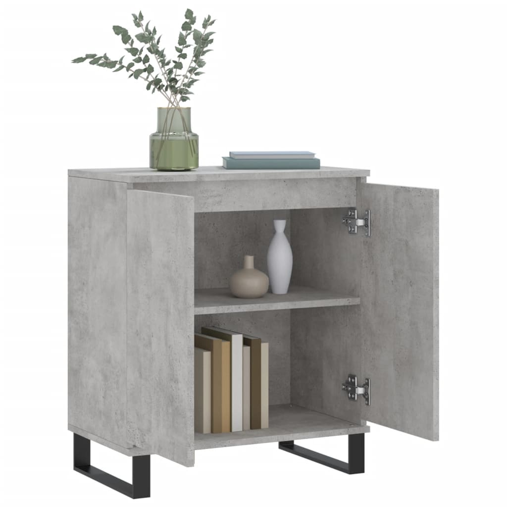 Skjenk Betonggrå 60X35X70 Cm Konstruert Tre