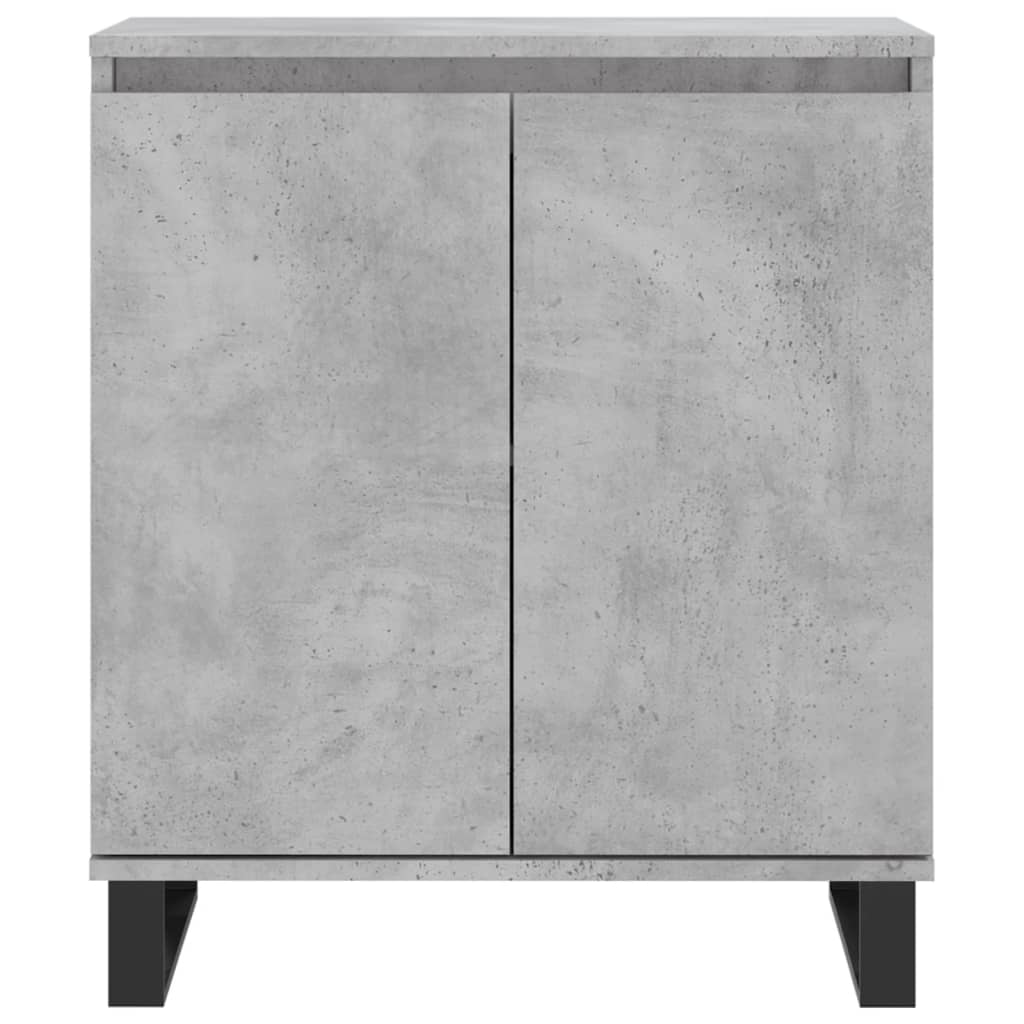 Skjenk Betonggrå 60X35X70 Cm Konstruert Tre