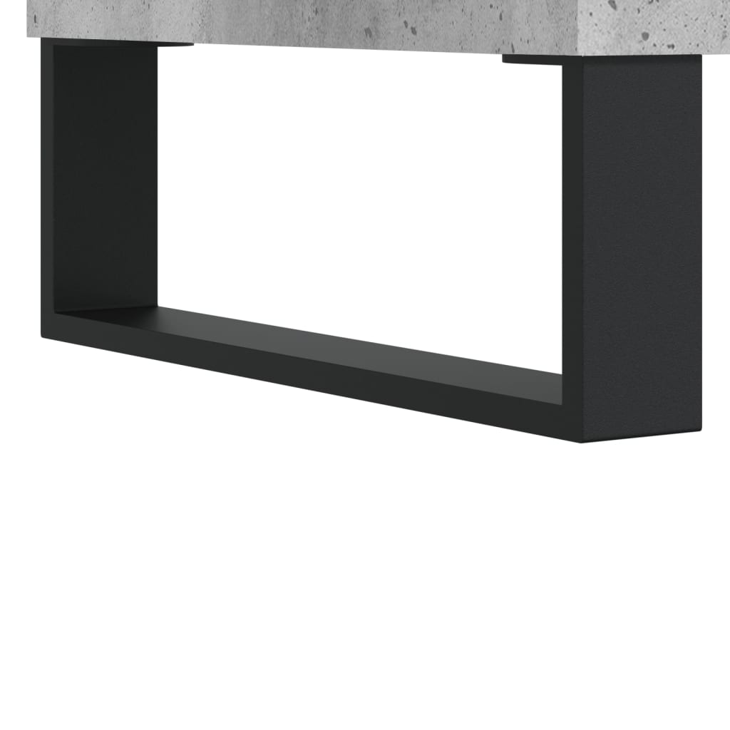 Skjenk Betonggrå 60X35X70 Cm Konstruert Tre