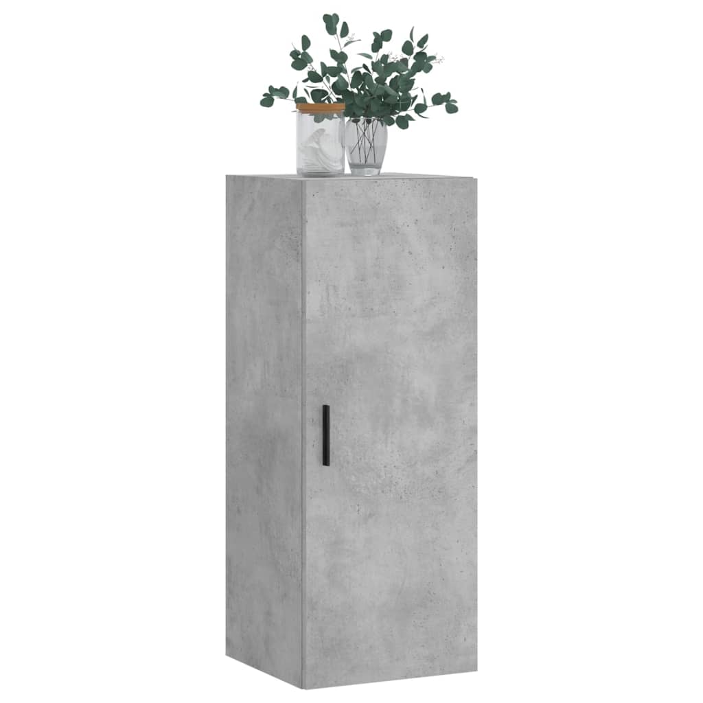 Veggskap Betonggrå 69,5X34X90 Cm