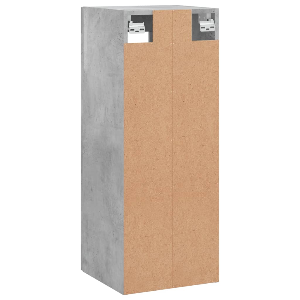Veggskap Betonggrå 69,5X34X90 Cm