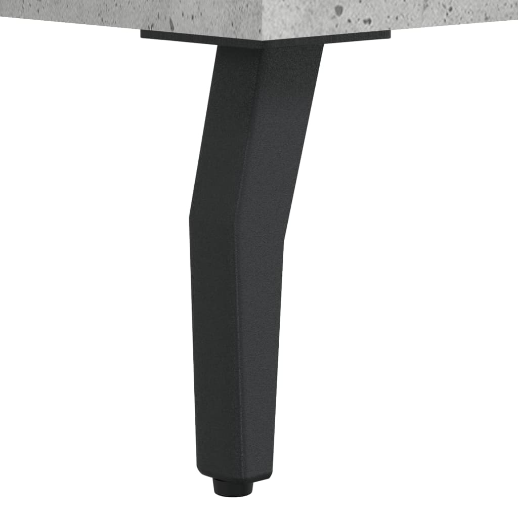 Highboard Betonggrå 34,5X34X180 Cm Konstruert Tre