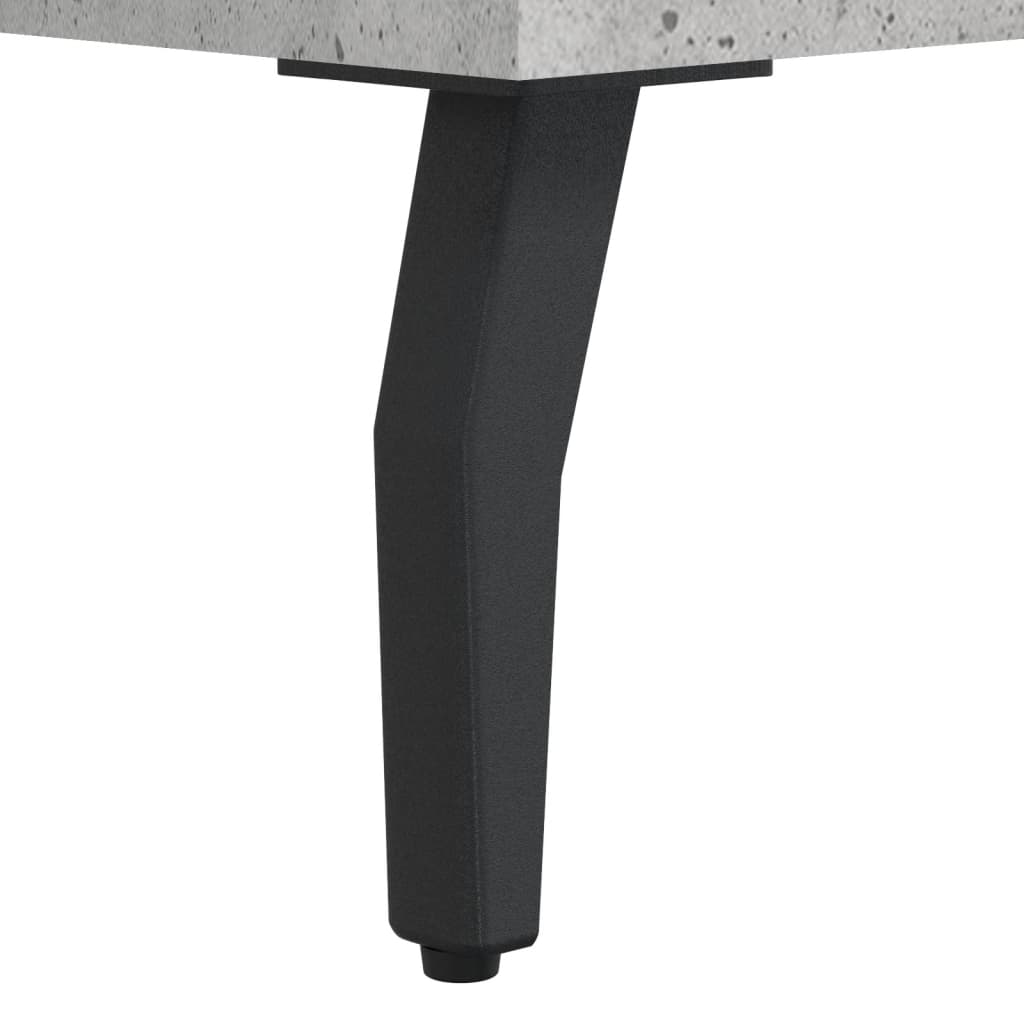 Highboard Betonggrå 34,5X34X180 Cm Konstruert Tre