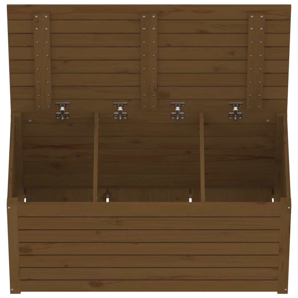 Hagekasse honningbrun 101x50,5x46,5 cm heltre furu