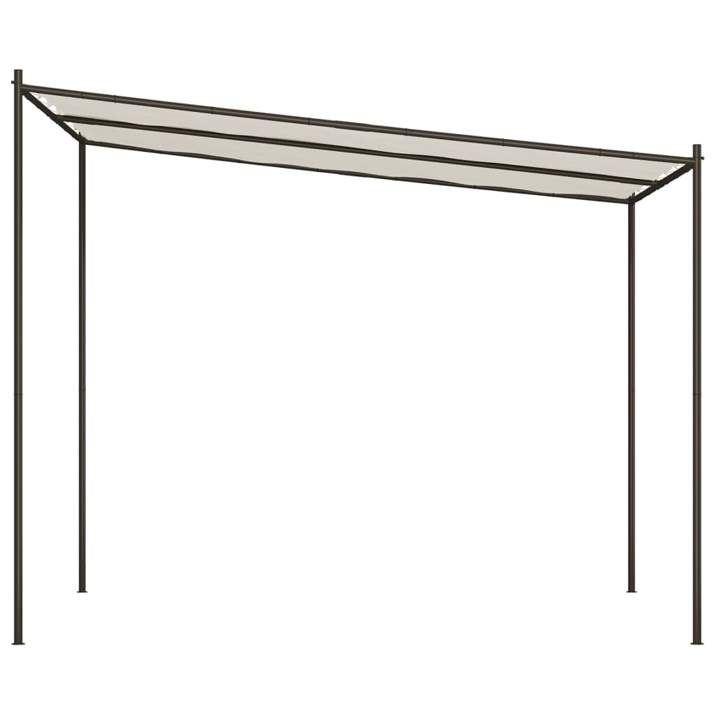 Festtelt hvit 3x3 m 180 g/m² stoff og stål