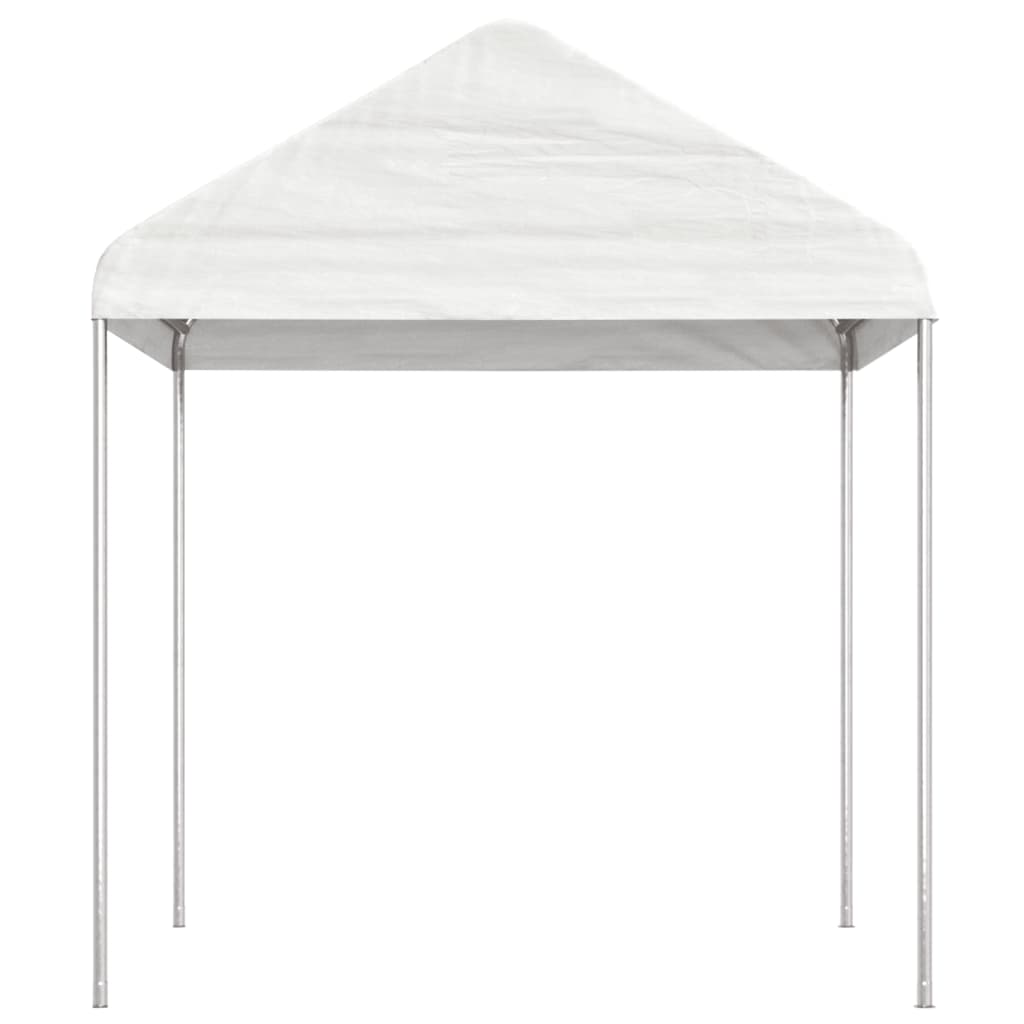 Paviljong med tak hvit 8,92x2,28x2,69 m polyetylen