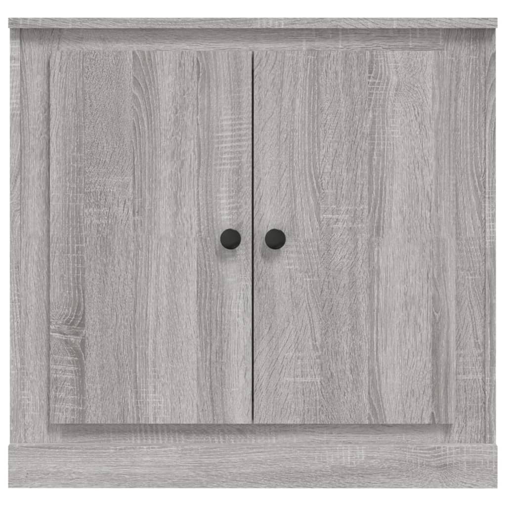 Skjenk Grå Sonoma 70X35,5X67,5 Cm Konstruert Tre