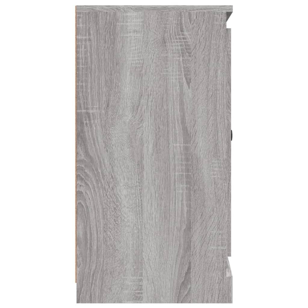 Skjenk Grå Sonoma 70X35,5X67,5 Cm Konstruert Tre