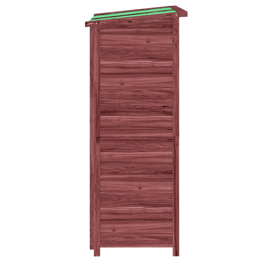 Hageredskapsbod mocca 83x57x140 cm heltre furu