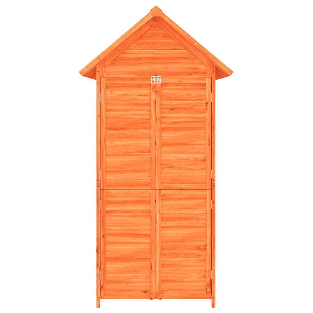 Hageredskapsbod brun 89x52,5x175 cm heltre furu