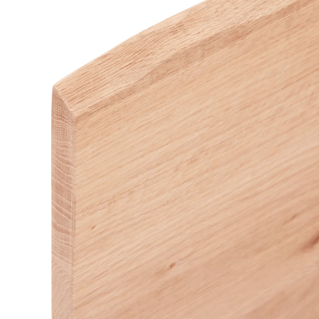 Vegghylle Lysebrun 100X10X2 Cm Behandlet Heltre Eik