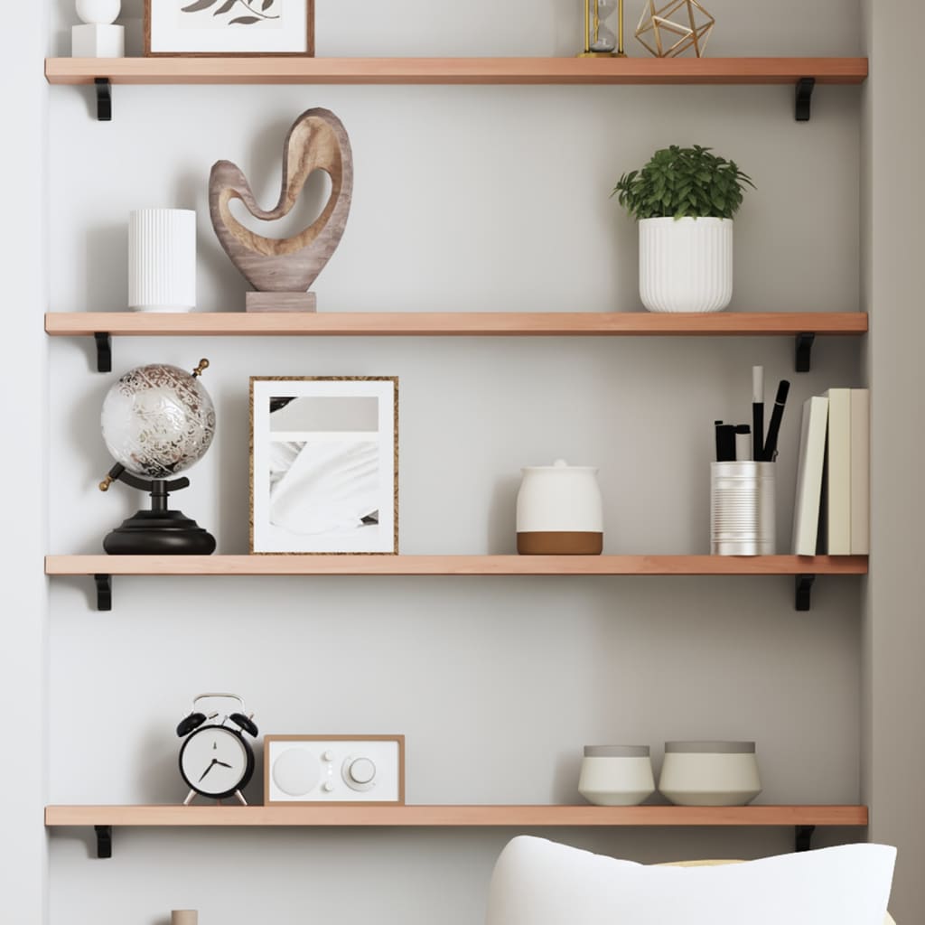 Vegghylle Lysebrun 100X10X2 Cm Behandlet Heltre Eik