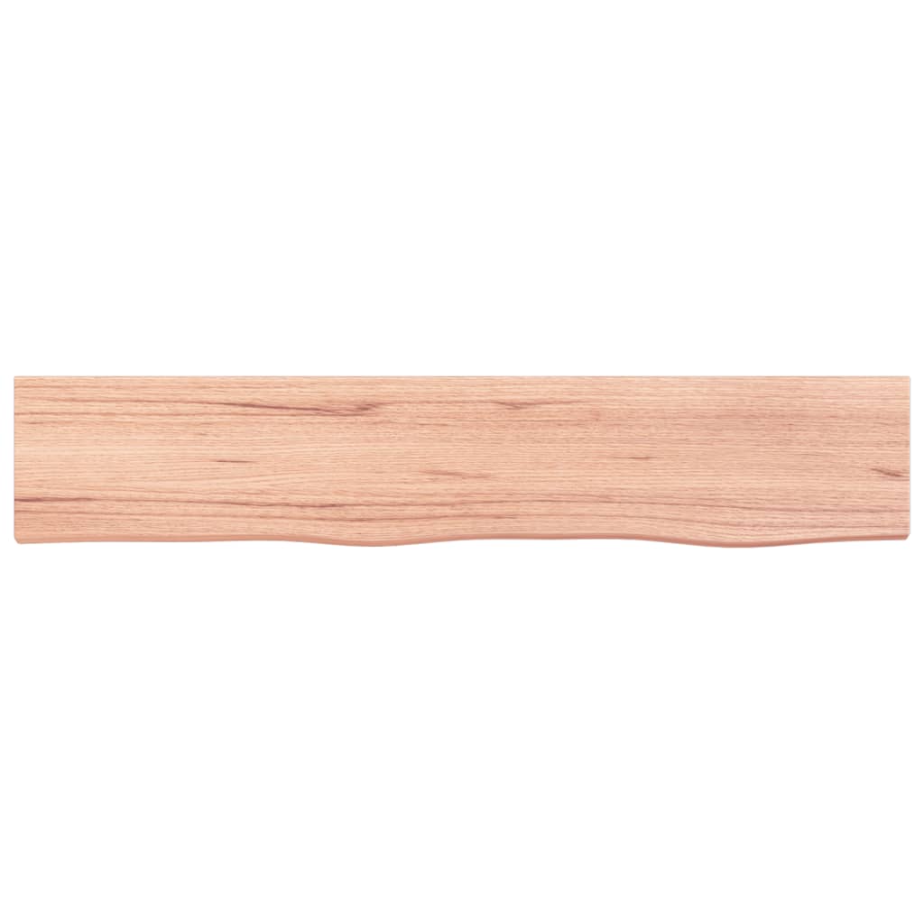 Vegghylle Lysebrun 100X20X2 Cm Behandlet Heltre Eik