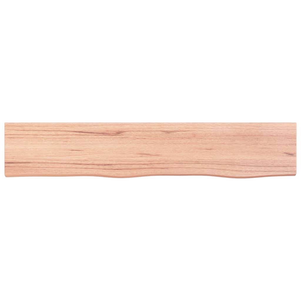 Vegghylle Lysebrun 100X20X4 Cm Behandlet Heltre Eik