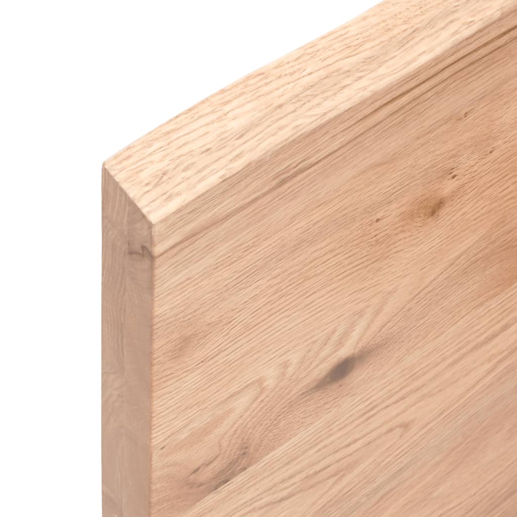 Vegghylle Lysebrun 100X20X4 Cm Behandlet Heltre Eik