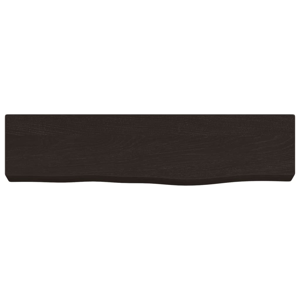 Vegghylle Mørkebrun 40X10X4 Cm Behandlet Heltre Eik