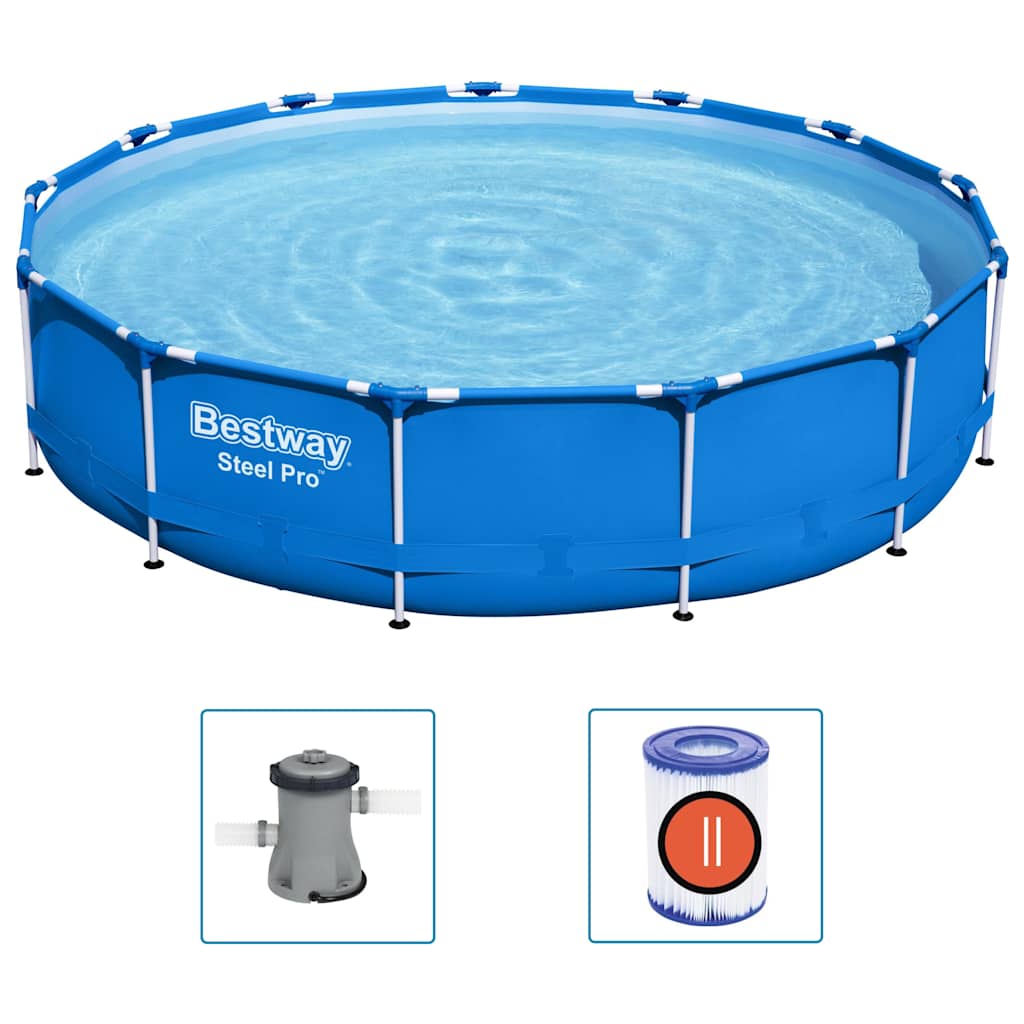 Rammebasseng Steel Pro 396x84 cm