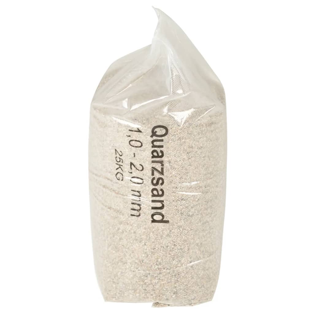 Filtersand 25 kg 1,0 - 2,0 mm