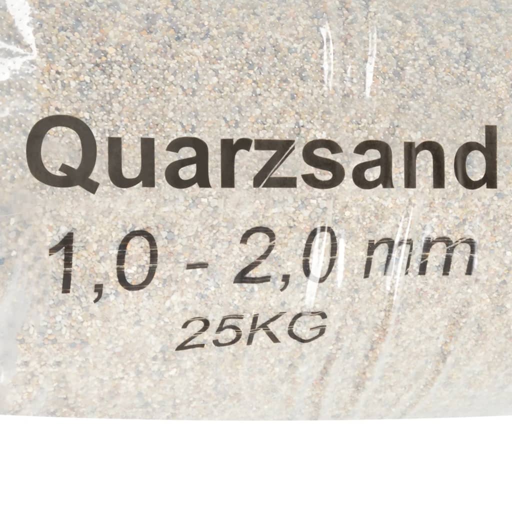 Filtersand 25 kg 1,0 - 2,0 mm