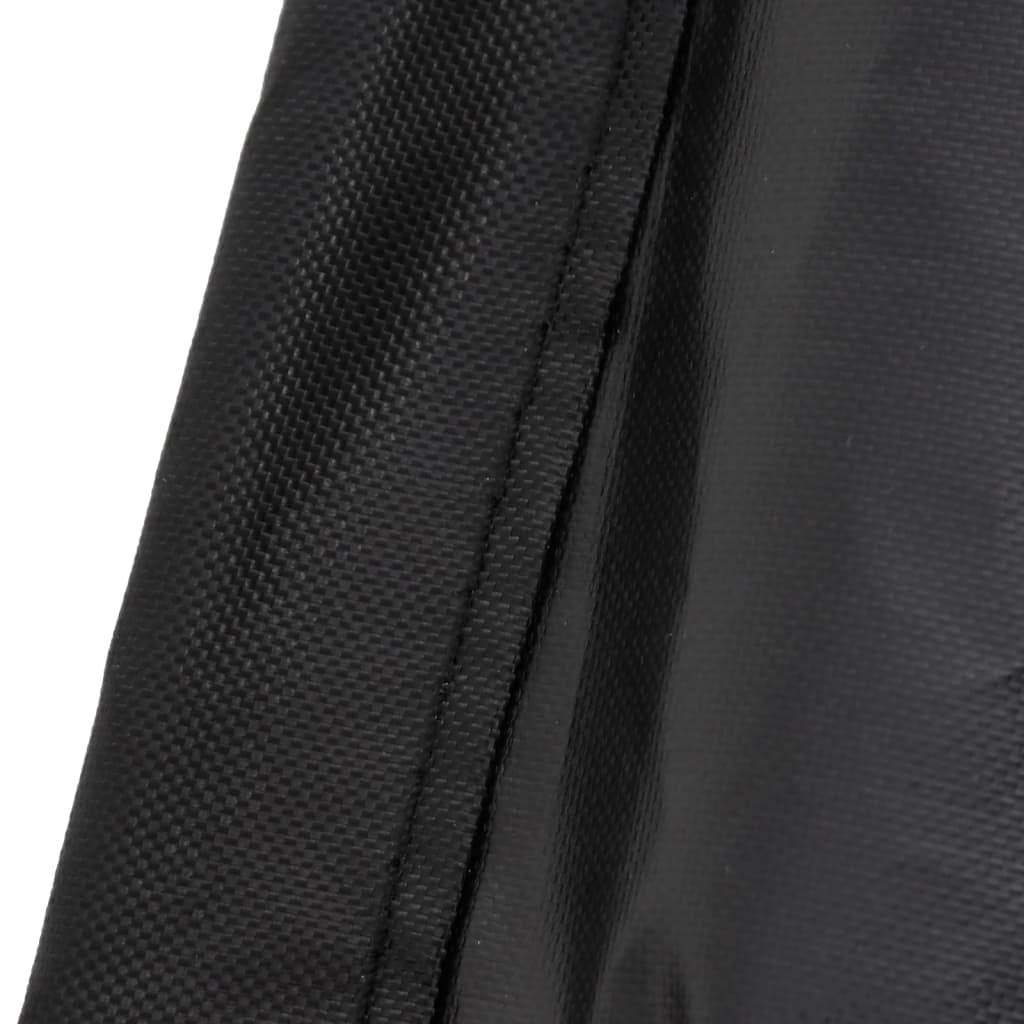Hagemøbeltrekk svart Ø 244x71 cm 420D oxford