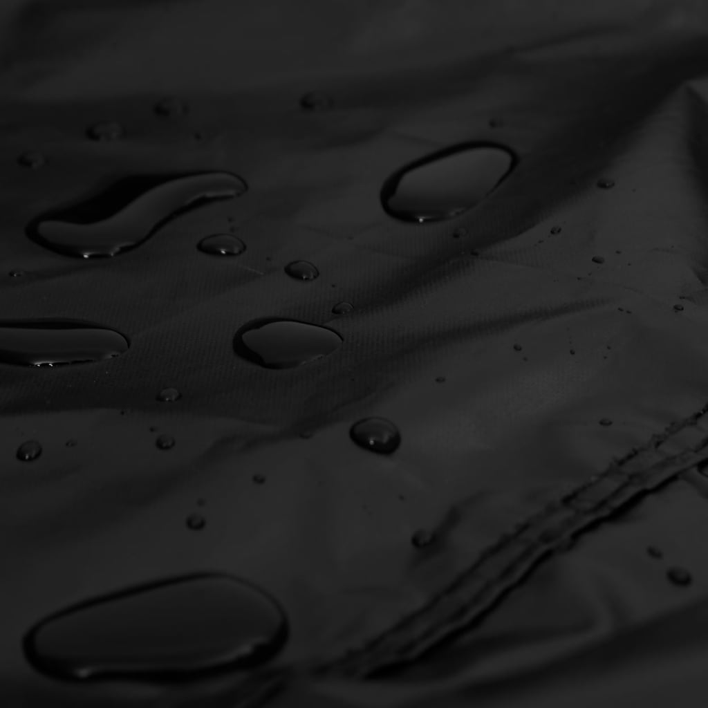 Hagemøbeltrekk svart Ø 244x71 cm 420D oxford