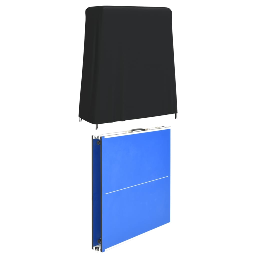 Bordtennisbordtrekk svart 165x70x185 cm 420D oxford
