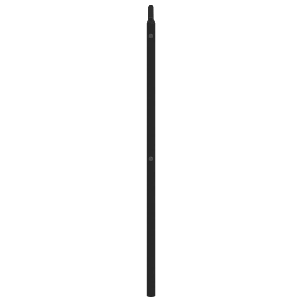 Sengegavl I Metall Svart 150 Cm